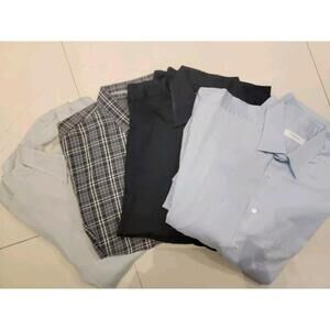 4 Ermenegildo Zegna shirts Bundle Long Sleeve